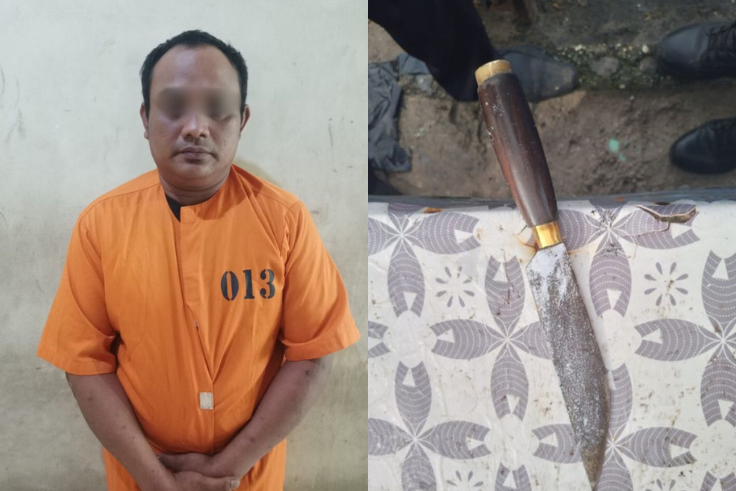 Rohman (30) pelaku penusukan di Pasar Ikan Kedonganan, Badung.