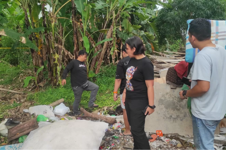 Jasad lansia ditemukan di Jalan Pura Demak V, Desa Pemecutan Kelod, Denpasar Barat.