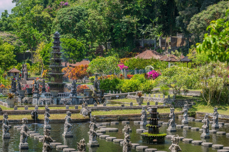 Taman Wisata Tirta Gangga di Desa Ababi, Kecamatan Abang, Karangasem.