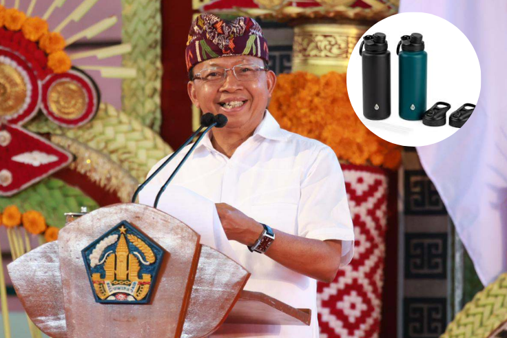 Gubernur Bali, Wayan Koster,akan jalankan penggunaan tumbler secara masif hingga di tingkat desa sampai ke desa adat.