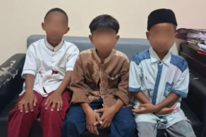 3 siswa SD di Gresik akui mencuri motor di 4 lokasi.