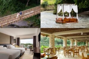 Sthala, a Tribute Portfolio Hotel, Ubud Bali, nestled amidst lush greenery with breathtaking views of the Wos River.