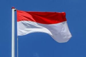 Bendera Merah Putih.