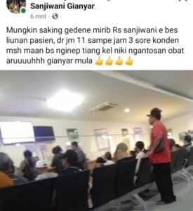 Keluarga pasien mengeluhkan lamanya memperoleh obat di RSUD Sanjiwani Gianyar.