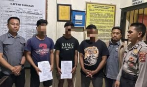 Tiga pelaku pemukulan terhadap pecalang di Pura Agung Besakih ditangkap polisi.