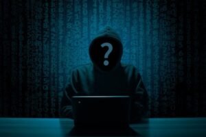 Ilustrasi hacker dan penipuan.
