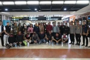 Puluhan WNI korban TPPO berhasil dipulangkan ke Indonesia. (Foto)