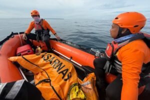 Jasad wna asal Yordania ditemukan di Laut Kedonganan, Kuta, Badung, pada Sabtu, 10 Mei 2025 pagi.