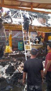 Penanganan kebakaran di Ubud berlangsung lancar selama 90 menit.