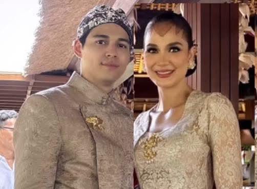 Maxime dan Luna Maya sempat menggelar prosesi siraman sebagai bagian dari momentum pernikahan sakral di Gianyar.