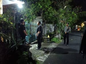 Polisi menyelidiki kasus tetangga todongkan parag ke rumah ibu muda di Jalan Plawa, Semarapura, Klungkung.