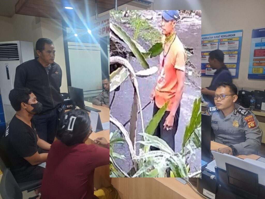 Tetangga yang menodongkan parang akhirnya dilaporkan oleh ibu muda yang merasa terancam.