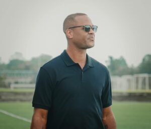Patrick Kluivert saat berada di Bali United Training Center Pantai Purnama, Ketewel, Sukawati.
