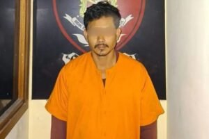 Putu ADS (31) diringkus polisi.