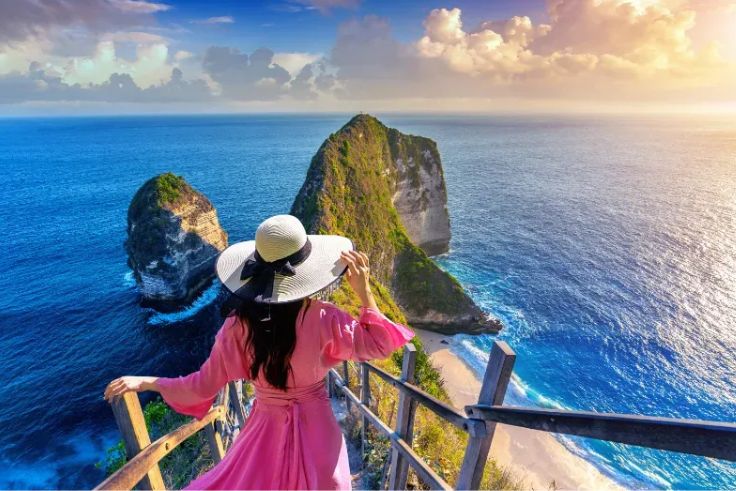 Destinasi liburan di Bali.