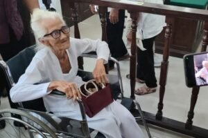 Ni Nyoman Reja jalani persidangan di Pengadilan Negeri Denpasar, Kamis (22/5).
