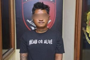 Pelaku penusukan inisial G diamankan polisi.