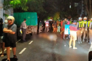 Kecelakaan maut tewaskan 3 pemuda di Jalan Diponegoro, Denpasar Barat.