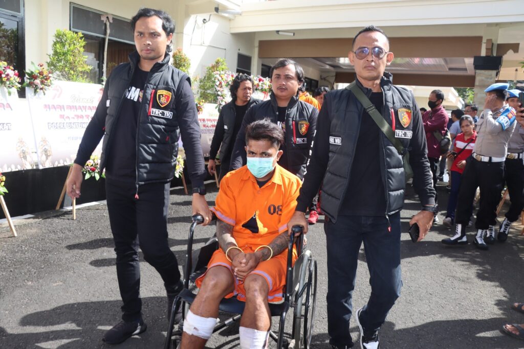Salah satu pencuri asal NTT ini ditembak polisi.