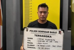 Pelaku asal Gianyar kembali beraksi dengan cara serupa. Kali ini menyasar warung Madura di Denpasar.
