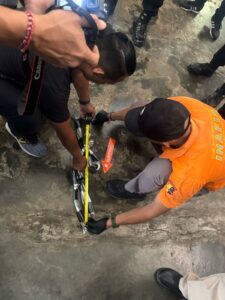 Polisi menggelar olah TKP di Rutan Bangli pasca-kasus bundir yang menimpa tahanan.