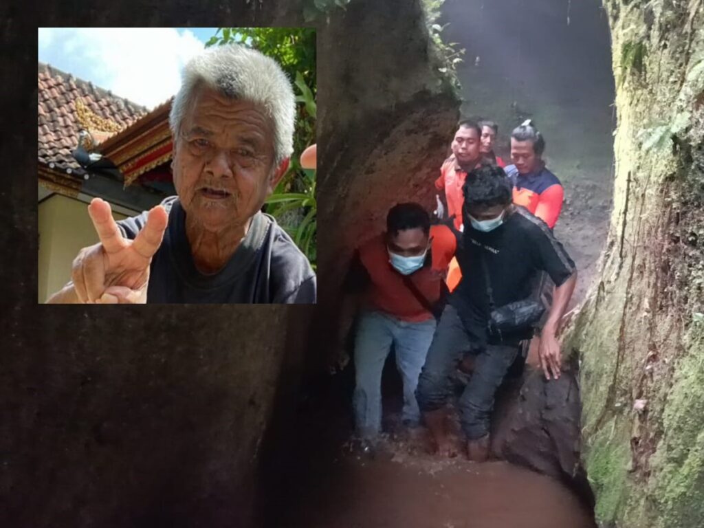 Evakuasi terhadap kakek Dewa Lasia (75).