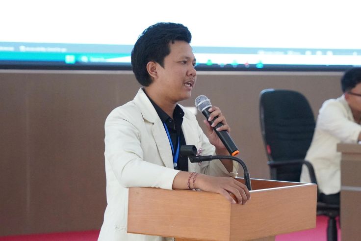 Ketua Pimpinan Daerah Kesatuan Mahasiswa Hindu Dharma Indonesia, I Putu Dika Adi Suantara. (Istimewa)