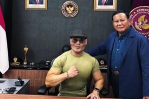 Deddy Corbuzier bersama Presiden RI, Prabowo Subianto. (Istimewa)