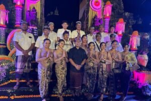 Badung Regent I Wayan Adi Arnawa attends the BBTF 2025 Cultural Dinner in Bongkasa Pertiwi, supporting sustainable tourism and local culture.