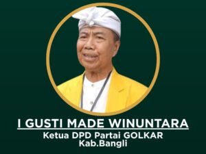 Gusti Winuntara yang menjabat Ketua DPD II Golkar Bangli tutup usia.