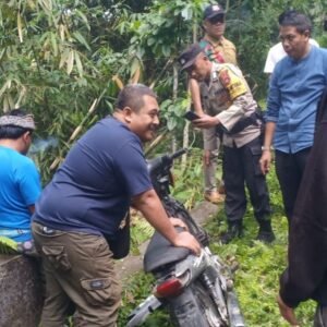 Motor Honda Supra yang jatuh ke jurang ternyata hasil curian.