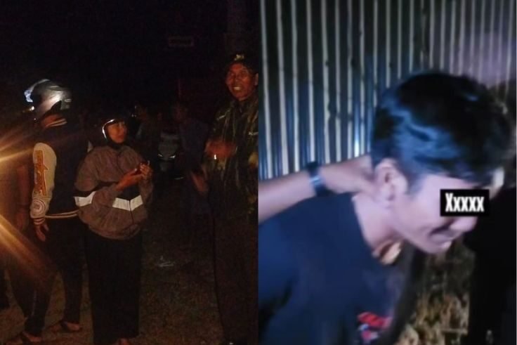 Terduga pelaku jambret di di kawasan Jalur Lingkar Nusa Dua Selatan diamankan.