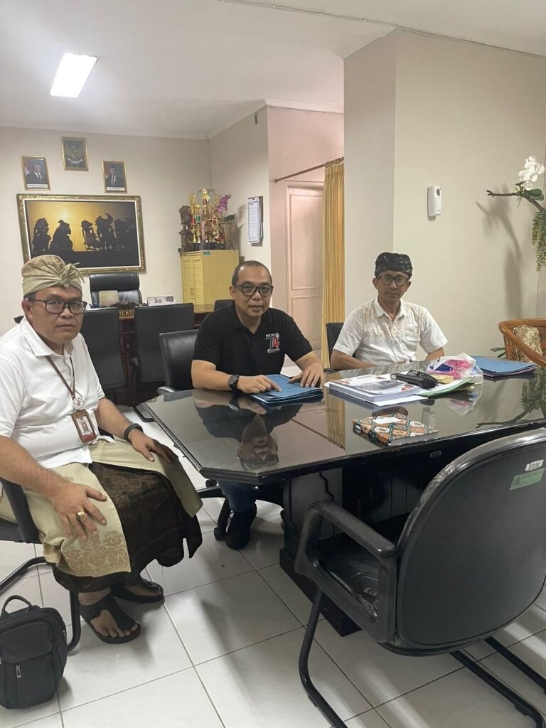 Jajaran RSUD Sanjiwani Gianyar saat membahas persoalan bayi meninggal.