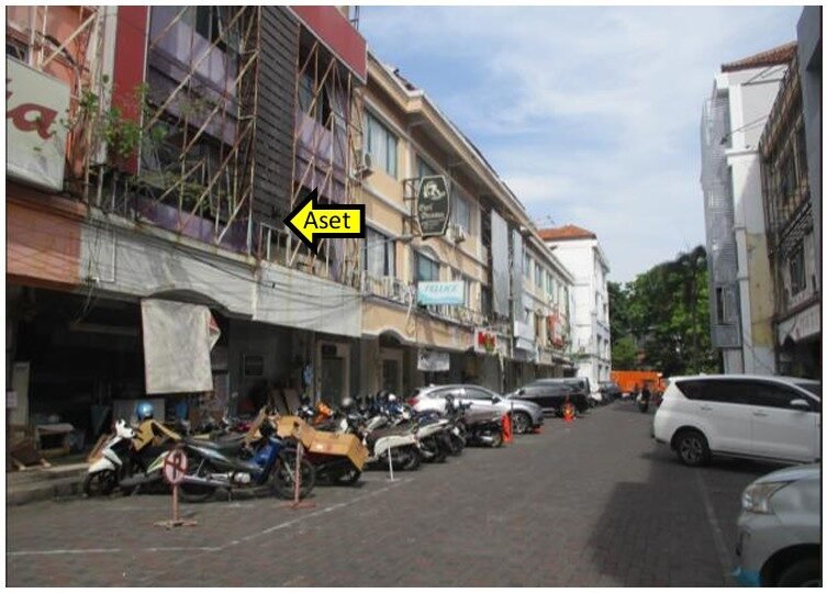 Salah satu aset mantan bupati Klungkung Wayan Candra yang dilelang oleh negara.