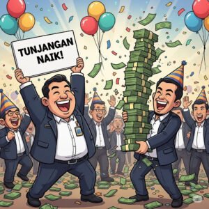 Ilustrasi kenaikan tunjangan wakil rakyat.