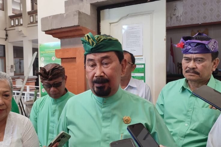 AA Gde Agung ikuti sidang perubahan nama di Pengadilan Negeri Denpasar.