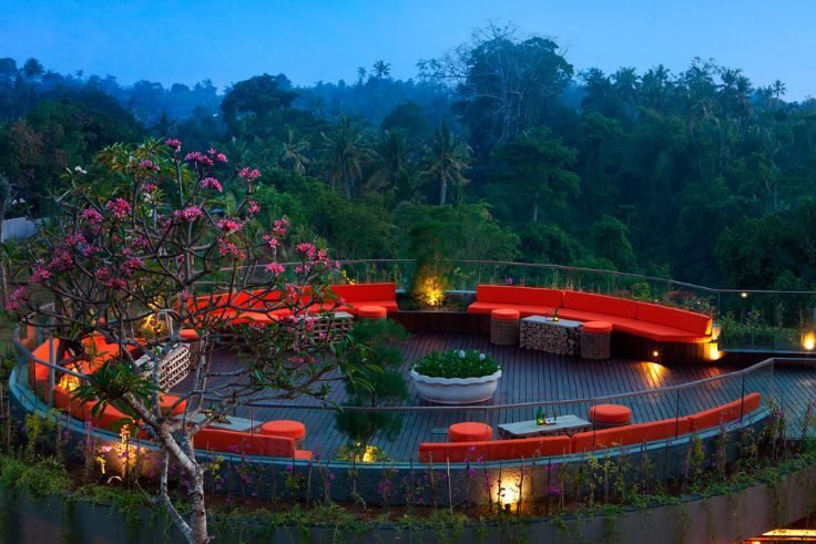 Sthala Ubud Bali’s daily BBQ buffet brings seven culinary journeys to life against Ubud’s stunning jungle views.