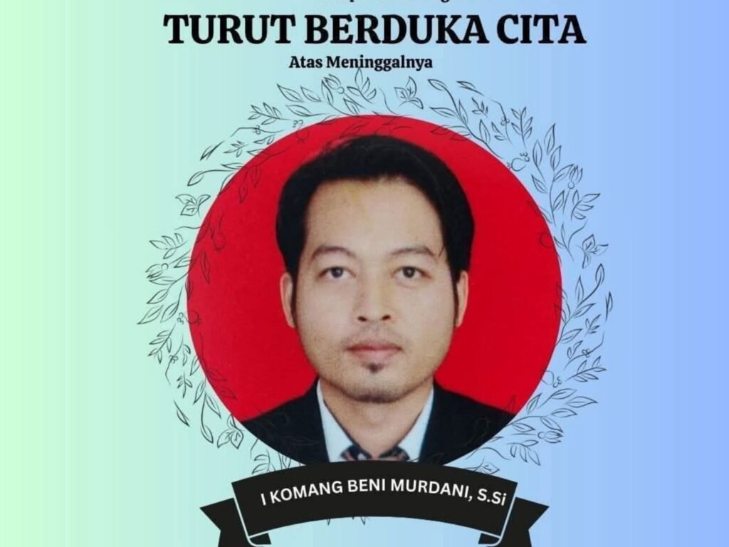 Ucapan belasungkawa menyertai kepergian staf di Disdukcapil Karangasem.