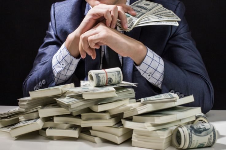 Ilustrasi orang kaya.