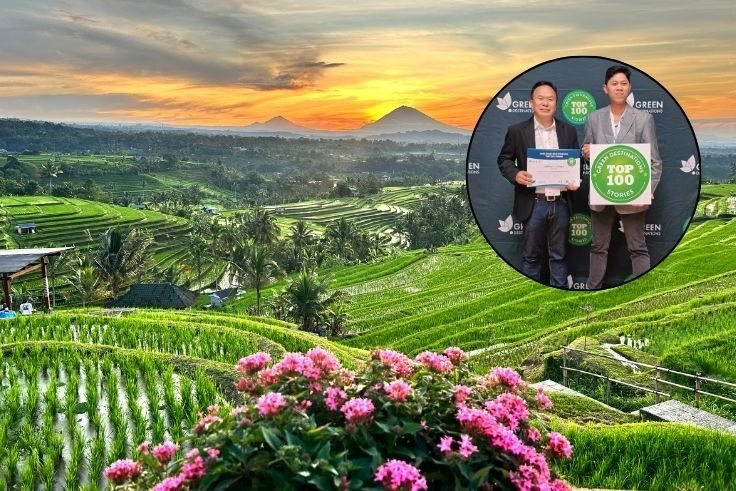 Jatiluwih, warisan kebudayaan Bali yang masuk Top 100 Green Destinations 2025.