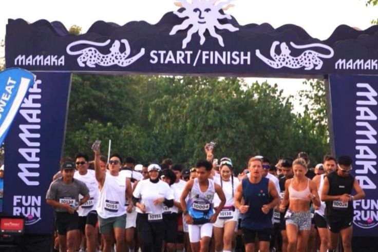 Over 700 runners joined the Mamaka Fun Run Vol. II along Kuta Beach, uniting the community to support Bali Children Foundation.