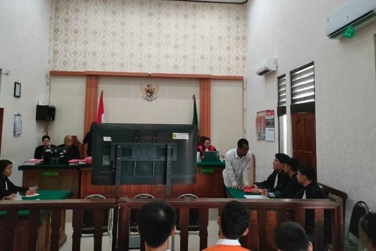 Galuh Widy Asmoro jalani sidang perdana di PN Denpasar.