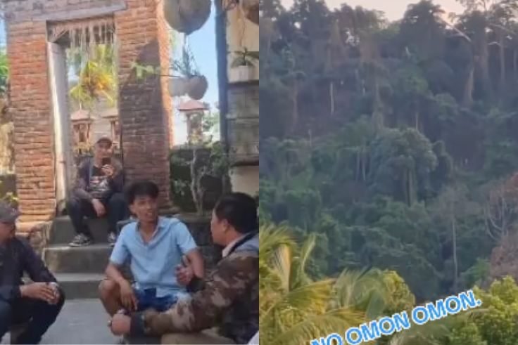 Tangkapan layar video di facebook Nengah Setiawan.