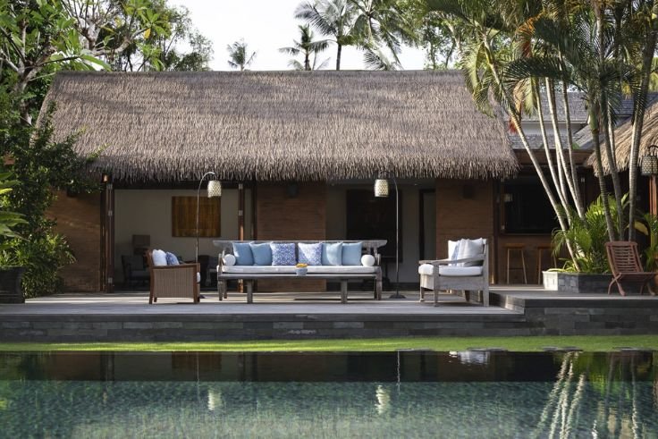 Villa Bangkuang accommodates up to 11 guests across five bedrooms and bathrooms.