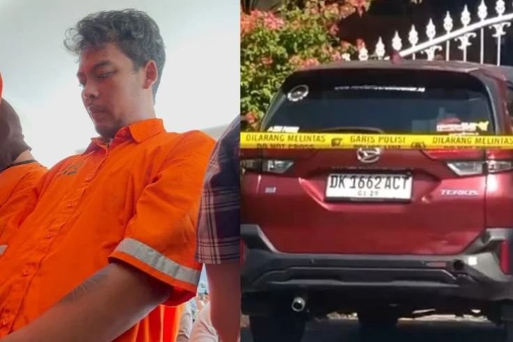 Terdakwa Galuh Widyasmoro yang menghabisi nyawa kekasihnya usai diejek.