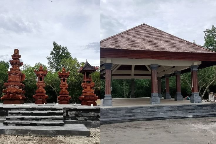 Kepala UPTD Tahura Ngurah Rai buka suara terkait pembangunan akses jalan di kawasan pesisir Sidakarya yang diperuntukkan bagi kegiatan adat dan upacara Melasti.