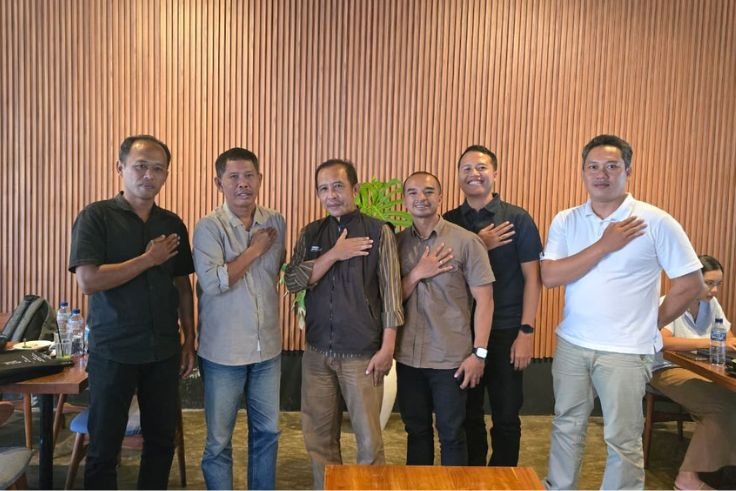 I Gusti Putu Artha saat bersilaturahmi dengan jajaran Ditintelkam Polda Bali di kawasan Renon, Denpasar, Kamis (6/2/2026).