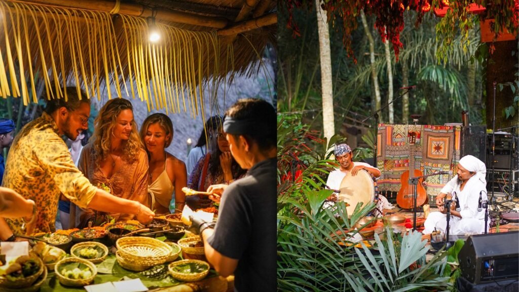 International guests gather at Bambu Indah Resort for “The Last Echoes,” a reflective musical gathering on the eve of Nyepi in Bali.