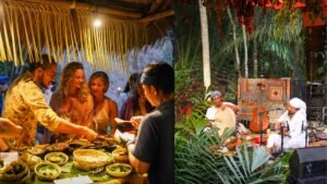International guests gather at Bambu Indah Resort for “The Last Echoes,” a reflective musical gathering on the eve of Nyepi in Bali.