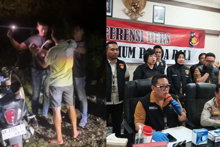 Pelaku pemerkosaan turis Tiongkok, SAM (23), diringkus Ditreskrimum Polda Bali. Foto: Istimewa